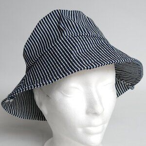 Women's Bucket Hat Railroad Stripe Bucket Hat Small/Medium